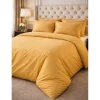Portugal Natura 200 Fios - 240x220 cm - saco P/ Edredão - Tecido 100% algodão percal lavado 200 fios amarelo torrado Discount