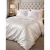 Portugal Natura 300 Fios - 260x240 cm - saco P/ Edredão - Tecido 100% algodão cetim branco Discount