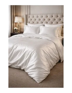 Portugal Natura 300 Fios - 260x240 cm - saco P/ Edredão - Tecido 100% algodão cetim branco Discount