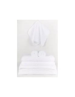 Portugal Natura 740 gr./m2 Algodão penteado - Jogo 3 toalhas de banho Branco Best