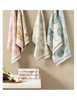 Portugal Natura 4 Panos de cozinha felpo 50x50 cm - Panos cozinha 100% algodão 440 gr.- Veg Lasa Home Sale