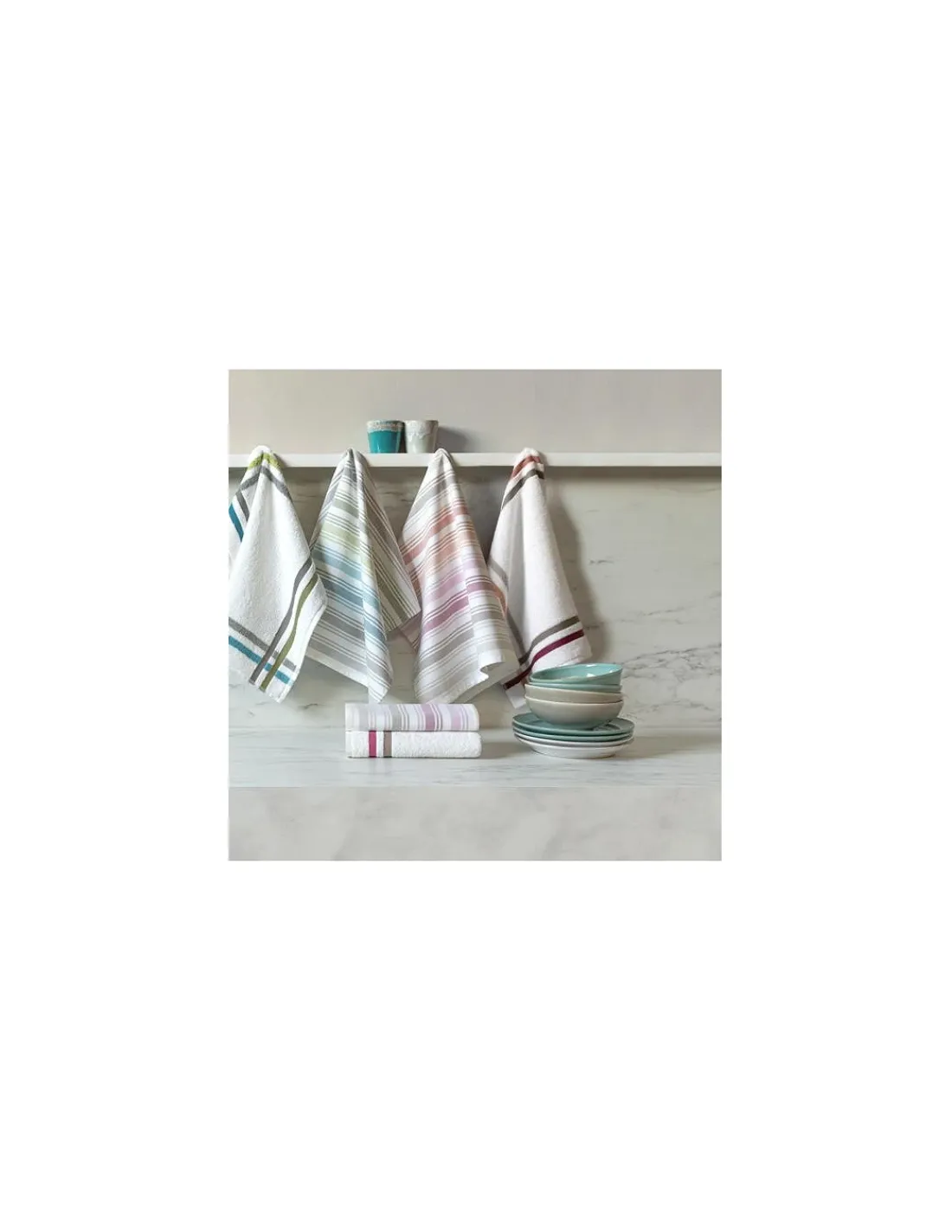 Portugal Natura 4 Panos de cozinha tela 70x50 cm - Panos cozinha 100% algodão 270 gr.- Line Lasa Home Online