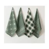 Portugal Natura 4 Panos de cozinha tela 70x50 cm - Panos cozinha 100% algodão 270 gr.- FOREST Lasa Home Outlet