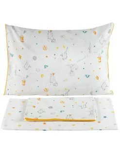 Portugal Natura Cama 90/100 cm - Jogo de lençóis 100% algodão orgânico - Ref. Teddy Gamanatura