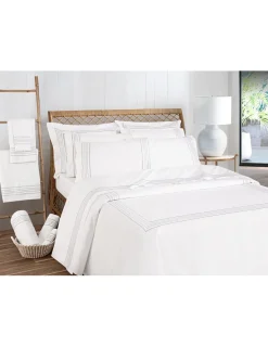 Portugal Natura Cama 105x200 cm - 1000 Fios - Jogo de lençóis 100% algodão cetim branco - Rolex Discount