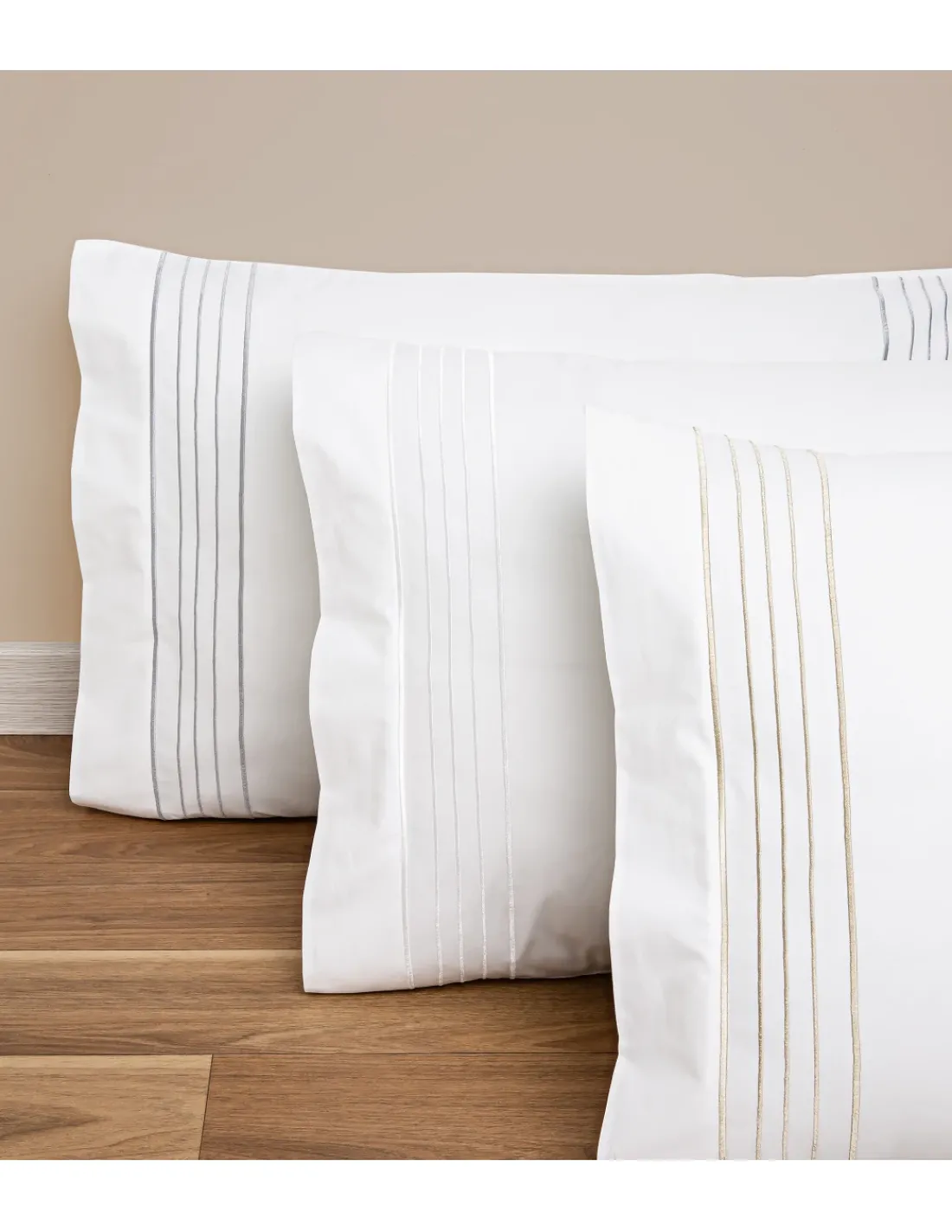 Portugal Natura Cama 105x200 cm - 1000 Fios - Jogo de lençóis 100% algodão cetim branco - Rolex Discount
