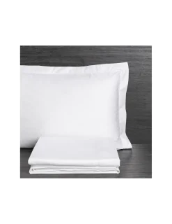 Portugal Natura Cama 90x200 cm - 600 Fios - Jogo de lençóis 100% algodão cetim branco Clearance