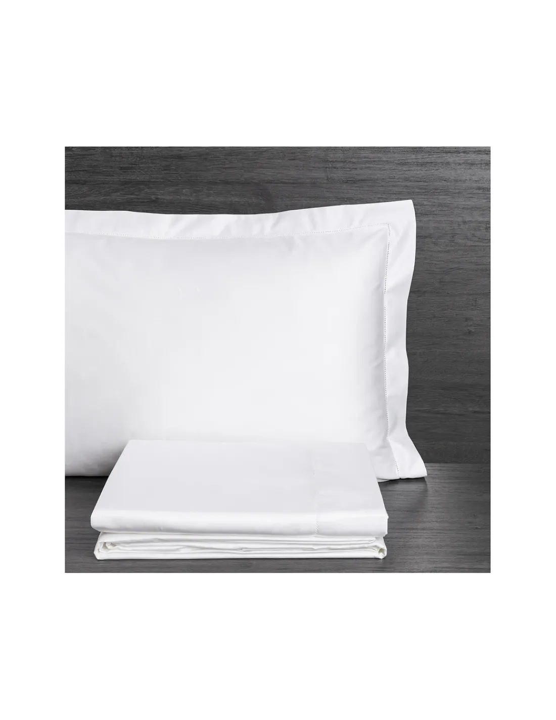 Portugal Natura Cama 90x200 cm - 600 Fios - Jogo de lençóis 100% algodão cetim branco Clearance