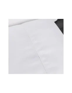 Portugal Natura Cama 90x200 cm - 600 Fios - Jogo de lençóis 100% algodão cetim branco Clearance