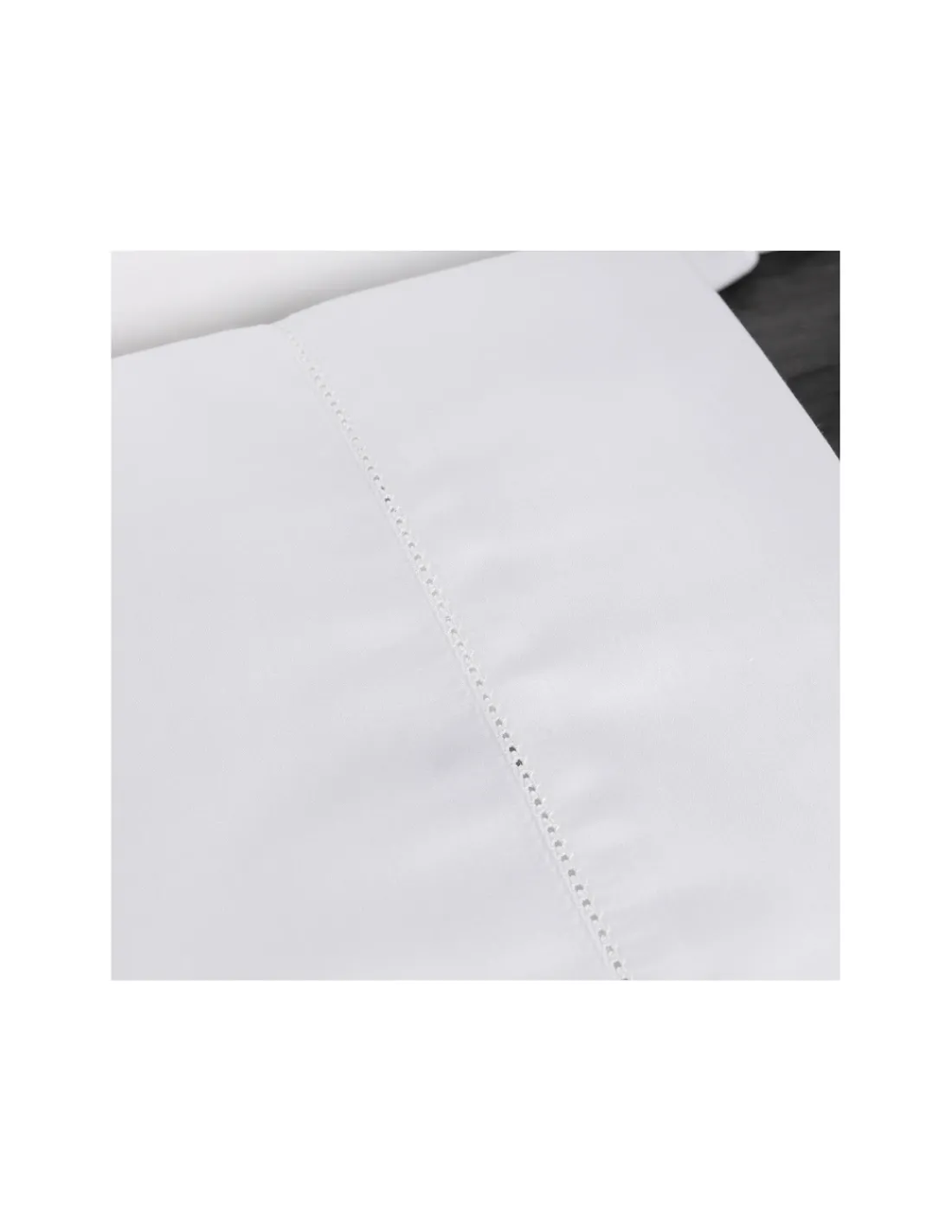 Portugal Natura Cama 90x200 cm - 600 Fios - Jogo de lençóis 100% algodão cetim branco Clearance