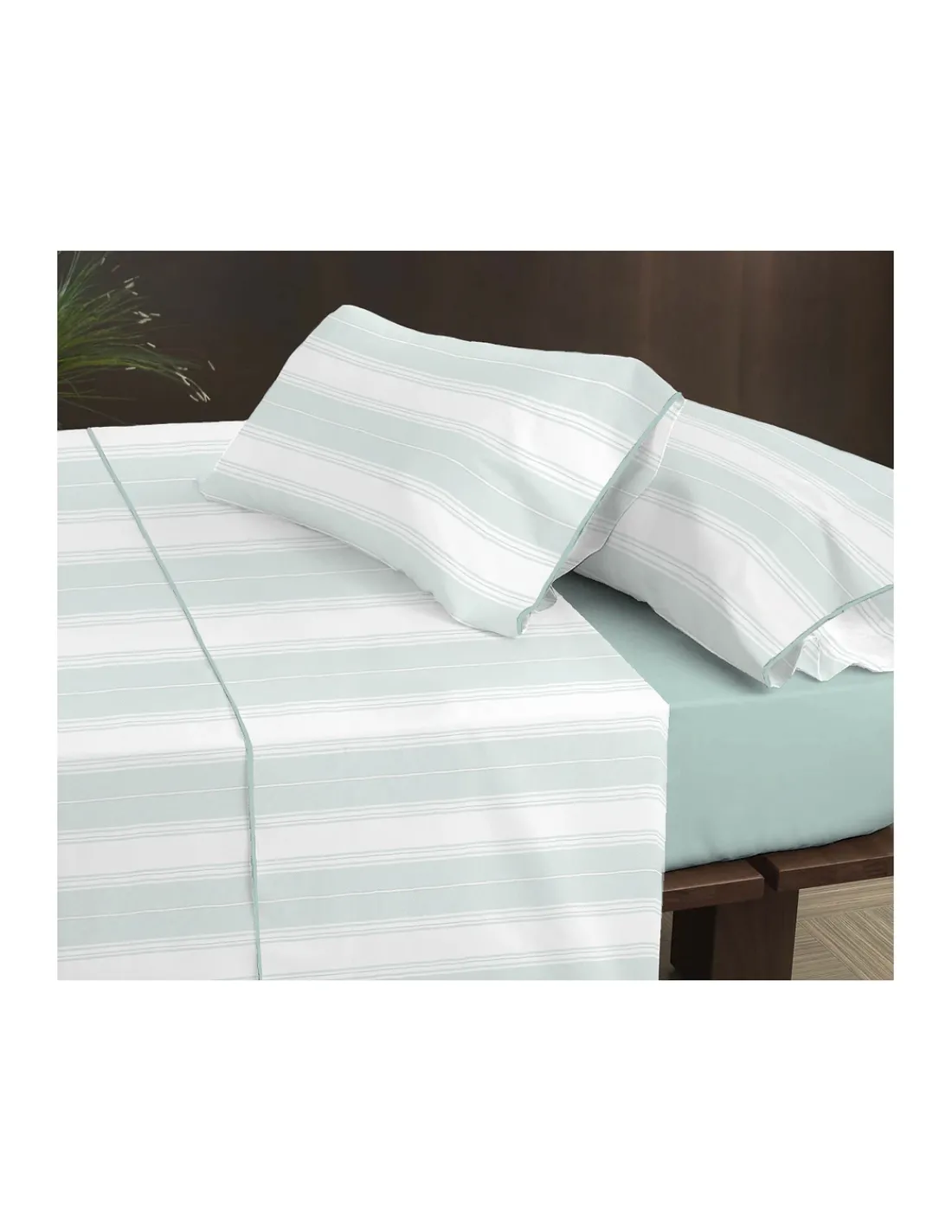 Portugal Natura Cama 180x200+30 cm - Jogo de lençóis - Tecido 100% algodão percal 200 fios - Coelima Hot