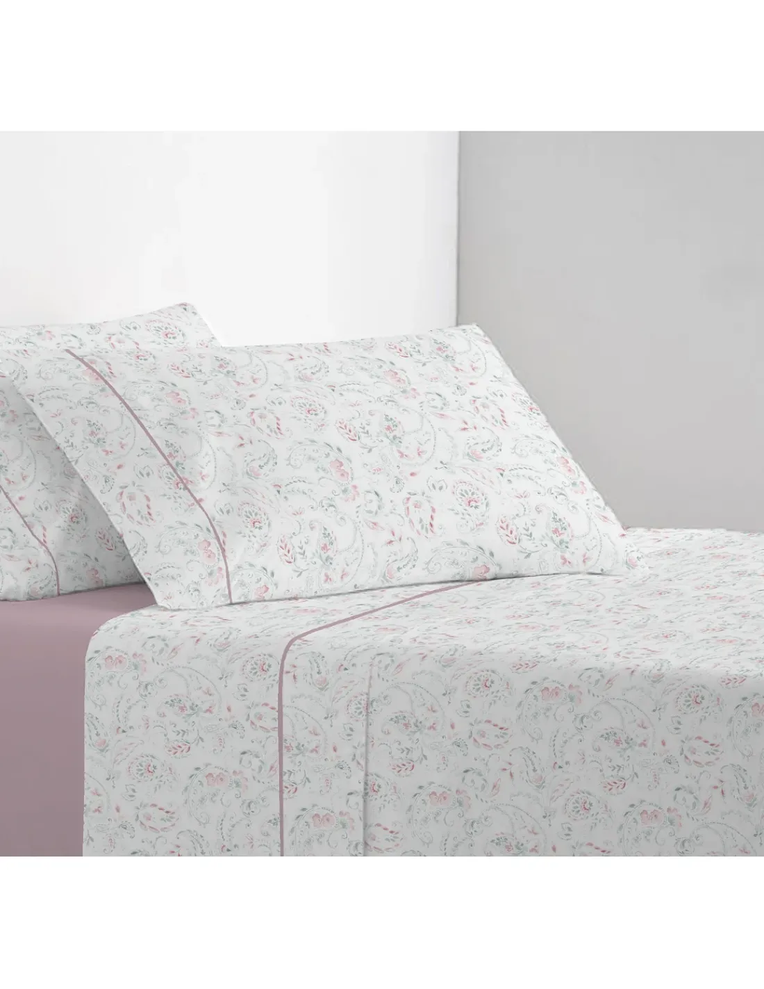 Portugal Natura Cama 180x200+30 cm - Jogo de lençóis - Tecido 100% algodão percal 200 fios - Coelima Online