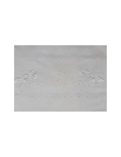 Portugal Natura Cama 200x200 cm -Jogo de lençóis bordados da lixa - 100% algodão percal 200 fios New