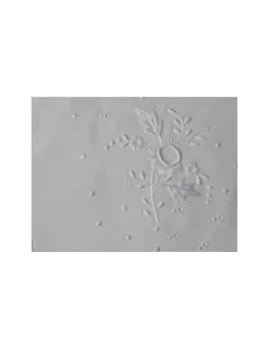 Portugal Natura Cama 200x200 cm -Jogo de lençóis bordados da lixa - 100% algodão percal 200 fios New