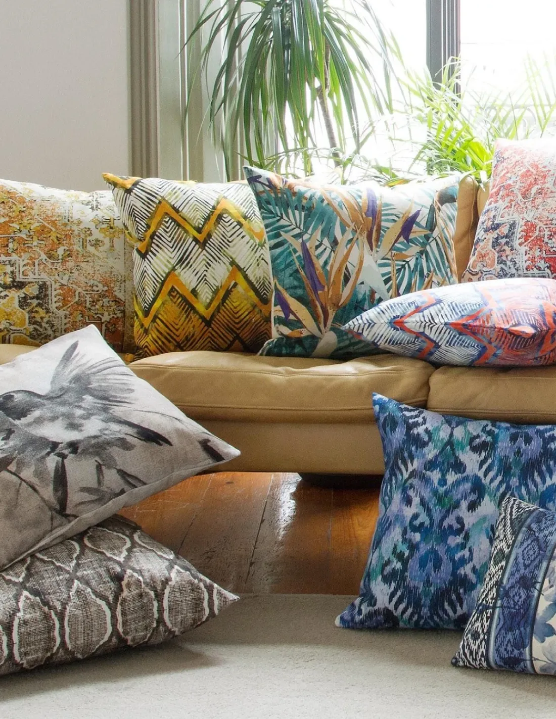 Portugal Natura Capa almofada 100% algodão 45x45 cm - Aztec de Lasa Home Online