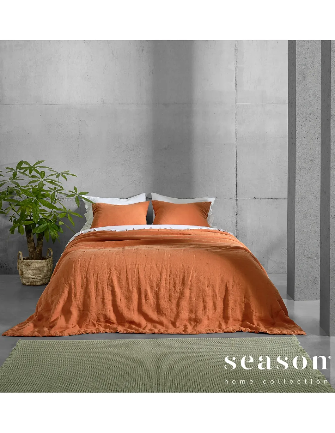 Portugal Natura COLCHA LINHO / QUILTS - 250x270 cm + 2 almofadas cheias Discount