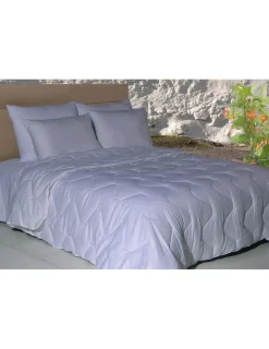 Portugal Natura Edredão branco 180x240 algodão cetim 300 fios  - Edredon quente inverno 350 gr./m2 Hot