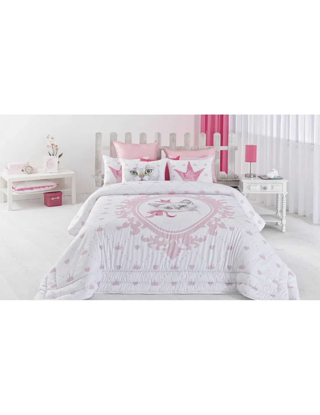 Portugal Natura Edredom infantil Caty - Edredom infantil com almofadas Best