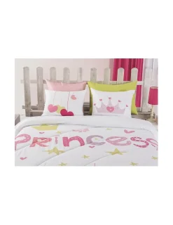 Portugal Natura Edredom infantil Princess - Edredom infantil com almofadas Discount