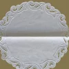 Portugal Natura Individuais de mesa redondo 100% linho bordado a mão - 45 cm de diâmetro Discount