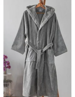 Portugal Natura L - XL - 10 Robes C/ capuz 100% algodão cor cinza C/ 430 GR./m2 laminado Clearance