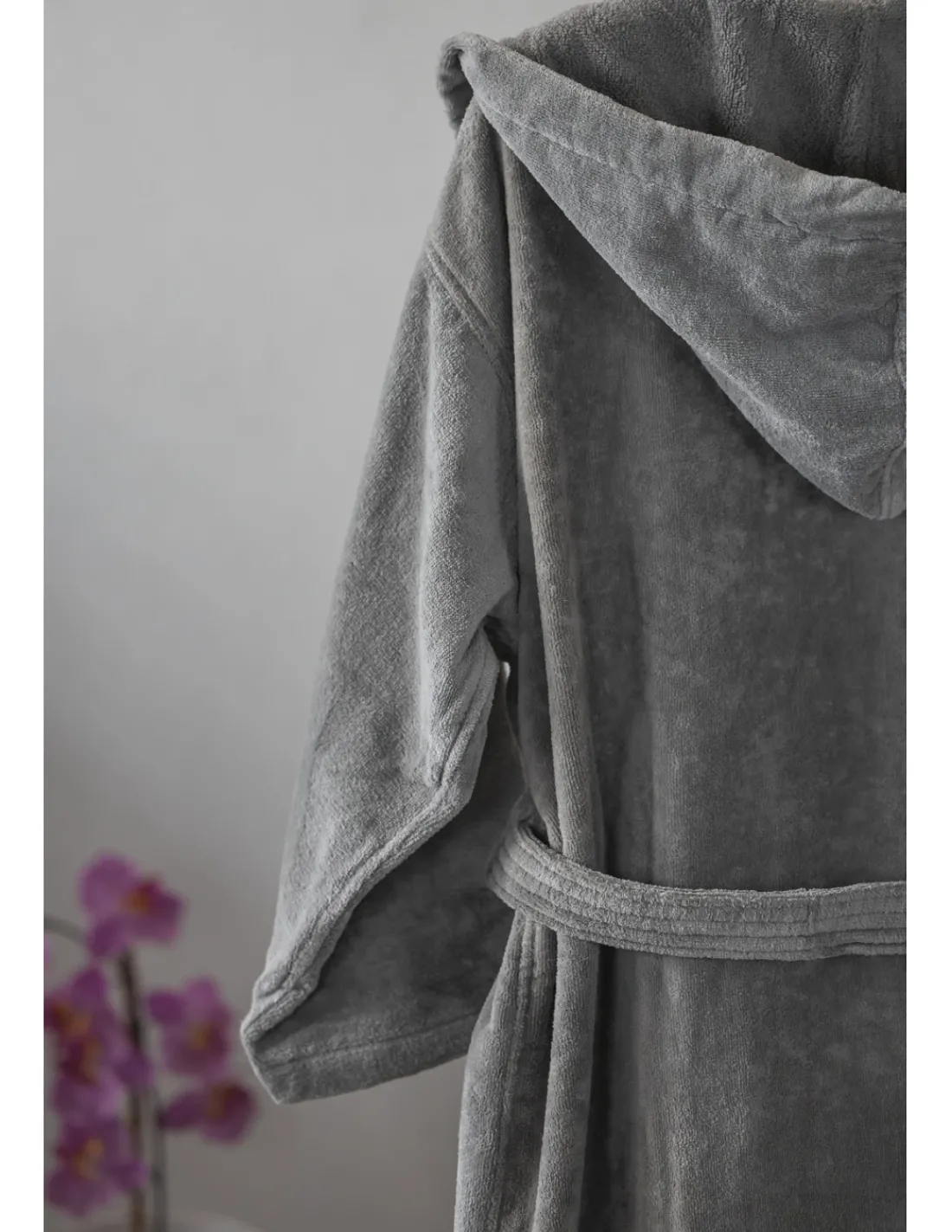 Portugal Natura L - XL - 10 Robes C/ capuz 100% algodão cor cinza C/ 430 GR./m2 laminado Clearance