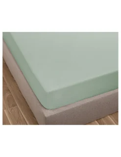 Portugal Natura lençol de baixo ajustável 150x200 + 30 cm - Lençol capa cama 150 - Lençol verde algodão percal Discount