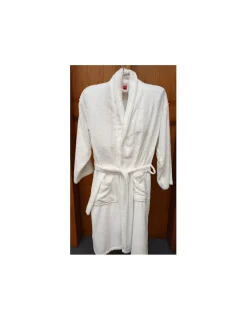 Portugal Natura M - L - Robe C/ Gola 100% algodão cor branco C/ 460 GR./m2 - Hotelaria