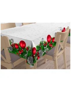 Portugal Natura NATAL - Toalha de mesa 150x250 cm - 100% algodão jacquard Outlet