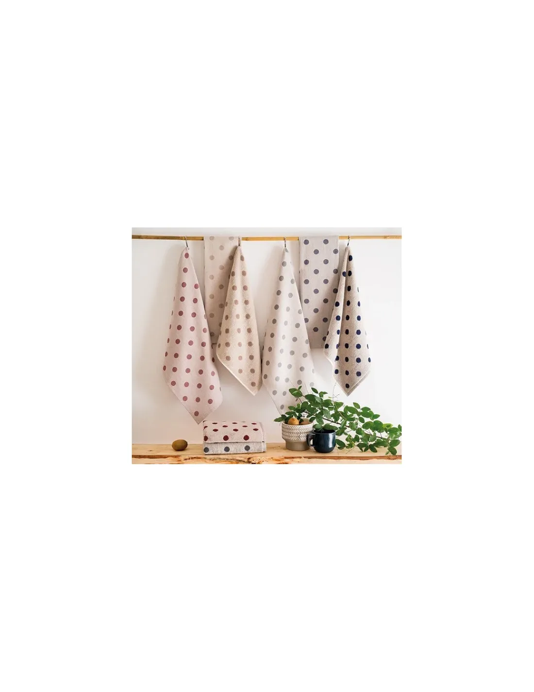 Portugal Natura Pano de cozinha tela 70x50 cm - Panos cozinha 100% algodão 260 gr.- SPOT Lasa Home Discount
