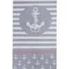 Portugal Natura Pareo praia com franjas desenho jacquard 90x170 cm - Mundu Clearance