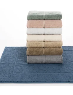 Portugal Natura ROSA Tapete de banho 50x70 cm - 750 gr/m2 - 100% algodão Rosa Poudre Discount