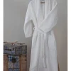 Portugal Natura S - M - L - XL -  10 Robes C/ gola 100% algodão cor branco C/ 430 GR./m2 laminado Sale