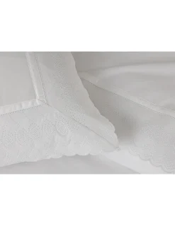 Portugal Natura Sacos para edredão  - Luxor algodão percal branco 400 fios New