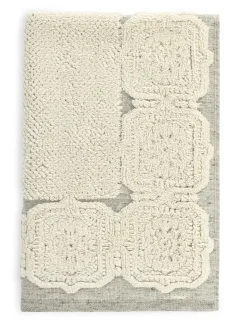 Portugal Natura Tapete de banho jacquard 50x70 cm com - 800 gr/m2 - cor linho Clearance
