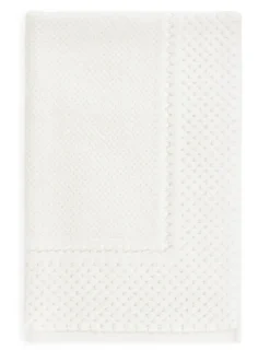 Portugal Natura Tapete de banho jacquard veludo 50x70 cm - 750 gr/m2 - Tapete banho 100% algodão Branco Best