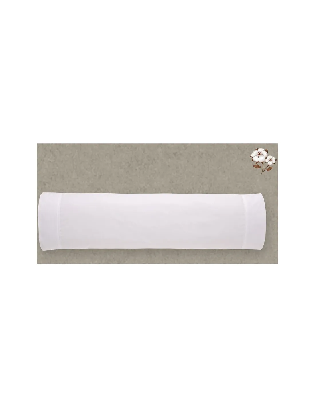 Portugal Natura 50x105 cm - 2 Fronhas P/ almofadas de dormir - 50/50 Algodão 180 fios Outlet