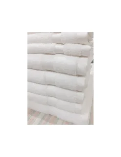 Portugal Natura 70x140 cm - 550 gr./m2 Toalhas 100% algodão - Toalhas para hotel, spa, estética Branco Outlet