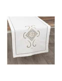 Portugal Natura 50x180 cm - Caminho de mesa linho - Bordados da Lixa Online