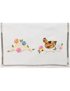 Portugal Natura 50x180 cm - Caminho de mesa linho - Bordados da Lixa New