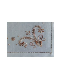 Portugal Natura 52x37 cm - Individuais de mesa 100% linho bordado a mão - bordados da lixa Hot
