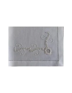 Portugal Natura 52x37 cm - Individuais de mesa 100% linho bordado a mão - bordados da lixa New