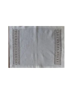 Portugal Natura 52x37 cm - Individuais de mesa 100% linho bordado a mão - bordados da lixa New