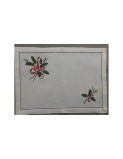 Portugal Natura 52x37 cm - Individuais de mesa 100% linho bordado a mão - bordados da lixa Clearance
