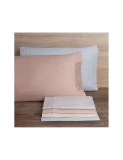 Portugal Natura 280x290 cm - Jogo de lençóis 100% algodón cetim branco de 300 fios Discount