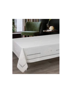 Portugal Natura 180x360 cm - Toalha de mesa 100% linho bordada a mão Clearance