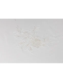 Portugal Natura 180x360 cm - Toalha de mesa 100% linho bordada a mão Clearance