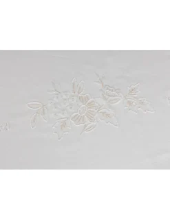 Portugal Natura 180x360 cm - Toalha de mesa 100% linho bordada a mão Clearance