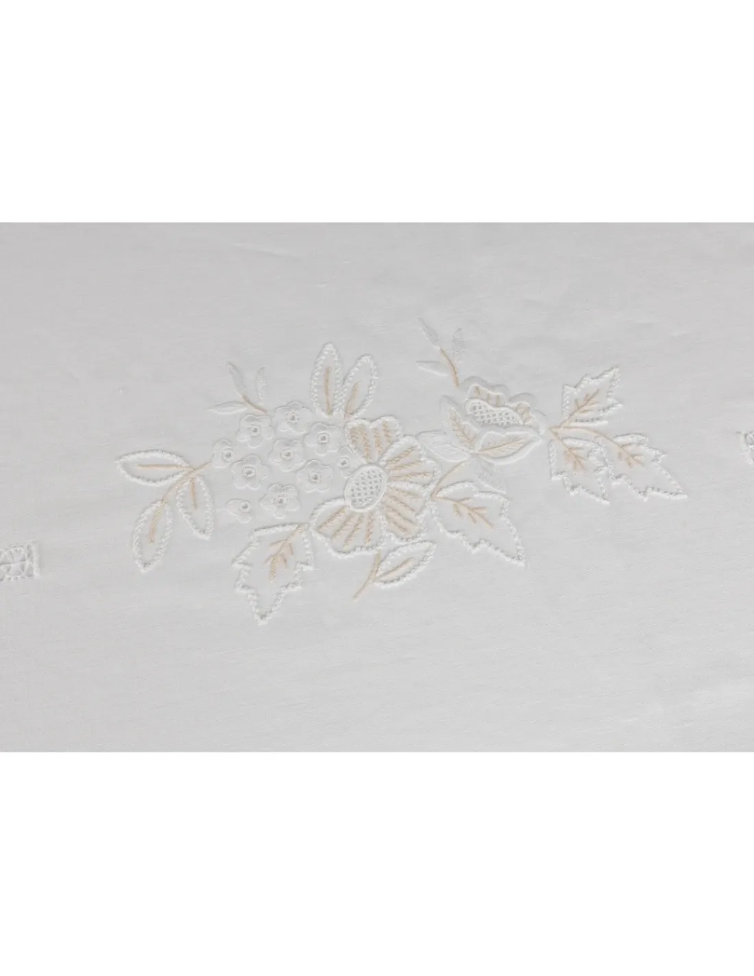 Portugal Natura 180x360 cm - Toalha de mesa 100% linho bordada a mão Clearance