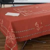 Portugal Natura 180x350 cm - Toalha de mesa 100% linho bordada a mão + 12 guardanapos 50x50 cm Discount